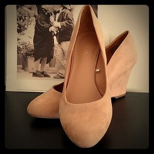 Merona Suade Nude Wedges